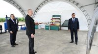 Yevlaxda pilot aqroparkı istifadəyə verildi - FOTO