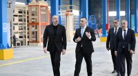 Goranboyda tikinti materialları istehsalı müəssisəsi istifadəyə verildi - FOTO