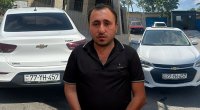 Qadına qeyri-etik hərəkət edən taksi sürücüsü SAXLANILDI