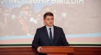 Şəhid polkovnikin oğluna leytenant rütbəsi verildi - FOTO