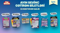 “Poz-Qazan”da iyunda 33 böyük uduş qazanılıb - FOTO