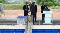 Prezident Xankəndi Dəmir Yolu və Avtovağzal Kompleksinin təməlqoyma mərasimində - FOTO/VİDEO