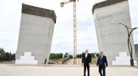 İlham Əliyev Xankəndidə tikintisi davam edən Zəfər parkında – FOTO/VİDEO