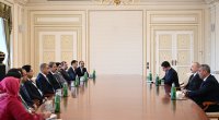 İlham Əliyev Pakistan Milli Assambleyasının sədrini qəbul etdi – FOTO/VİDEO