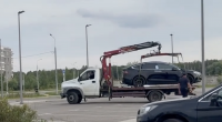 Meyiti tapılan nazirin “Tesla”sı ərazidən GÖTÜRÜLDÜ - VİDEO