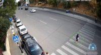 Bakıda moped piyadanı vurdu - ANBAAN VİDEO