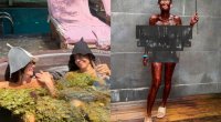Nəsrin anası ilə şokolad vannası qəbul etdi – FOTO