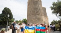 Azərbaycana gətirilən ukraynalı uşaqlar Bakını GƏZDİLƏR - FOTO