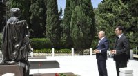 Kəmaləddin Heydərov BMMT-nin yeni Baş katibi ilə Fəxri xiyabanda - FOTO