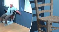 Turist “Van Qoqun kreslosu”nu SINDIRDI - VİDEO