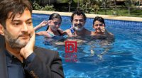 Coşqun Rəhimov bağında nəvələri ilə - FOTO