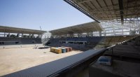 Yeni tikilən Gəncə stadionundakı durum - FOTO