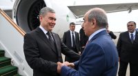 Qurbanqulu Berdiməhəmmədov Azərbaycana gəldi - FOTO/VİDEO