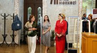 Qurbanqulu Berdiməhəmmədovun qızı Bakı Kitab Mərkəzində olub - FOTO