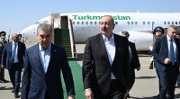 Qurbanqulu Berdiməhəmmədovu Füzulidə İlham Əliyev qarşıladı - FOTO