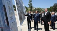 Liderlər Yeni Şuşa məscidində - FOTO