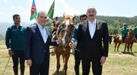 İlham Əliyev Qurbanqulu Berdiməhəmmədova at hədiyyə etdi - FOTO