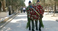 Şəhid hərbi pilot Rəşad Atakişiyevin məzarı ziyarət olundu - FOTO/VİDEO