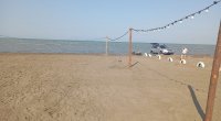 Şirvanlı çimərliyində antisanitariya: Zibil dənizə tökülür - FOTO