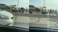 Bakı-Sumqayıt yolunda zəncirvari QƏZA - VİDEO