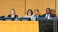 Sahibə Qafarova Parlament Sədrlərinin 6-cı Dünya Konfransında ümumi müzakirələrə sədrlik etdi - FOTO