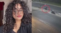Gənc qızın öldüyü motosiklet qəzasının başvermə anı - Video