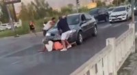 Türkiyədə DƏHŞƏT – Turistin üzərindən maşınla keçmək istədi – ANBAAN VİDEO