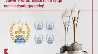Kapital Bank 5 nominasiyada “Stevie Awards” mükafatına layiq görülüb