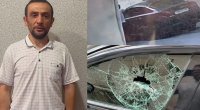 Bakıda maşının şüşəsini qəsdən sındıran şəxs saxlanıldı – VİDEO