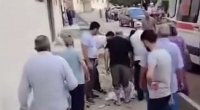 Lökbatandakı partlayışda mənzildəki şəxs pəncərədən düşüb - VİDEO