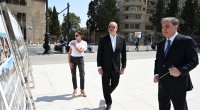 Prezident və birinci xanım GƏNCƏDƏ - FOTO
