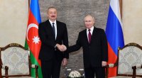 İlham Əliyevlə Putinin salamlaşma anı - VİDEO