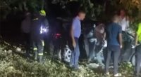 Tovuzda ağır qəza: Qadın sürücü xəsarət aldı - VİDEO