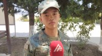 Azərbaycan Ordusunun çinli əsgəri: Qalib ordunun sıralarında xidmət etmək qürurludur - FOTO - VİDEO