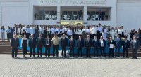 Qusarda ali məktəblərə qəbul olunmuş məzunlarla görüş keçirildi - FOTO