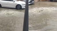 Xırdalanda küçələri su basdı - FOTO