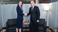 Ceyhun Bayramov ruminiyalı həmkarı ilə Ermənistanla sülh prosesini MÜZAKİRƏ ETDİ - FOTO