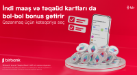 Əməkhaqqı və təqaüd kartlarında bonuslar dövrü başlayır
