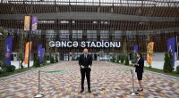 İlham Əliyev Gəncə şəhər stadionunun açılışında – FOTO