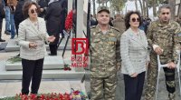 Hülya Koçyiğit Hərbi Memorial Məzarlığı ziyarət etdi - VİDEO