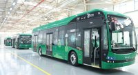 Sumqayıt Sənaye Parkında istehsal olunan ilk elektrik avtobusu "BakuBus"a VERİLDİ - FOTO