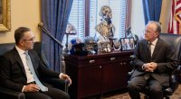 Dövlət Komitəsinin sədri ABŞ-da Yuta Senatının prezidenti ilə görüşdü – FOTO