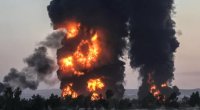 Ukrayna Lukoyl-un daha bir böyük zavodunu vurdu - VİDEO