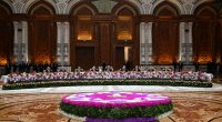 İlham Əliyev MDB dövlət başçılarının şərəfinə təşkil olunan rəsmi qəbulda – FOTO