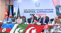Azərbaycan-Pakistan-Türkiyə Parlament sədrləri arasında ÜÇTƏRƏFLİ GÖRÜŞ – FOTO