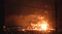 Ukrayna ordusu Krımda neft bazasına zərbə endirdi – ANBAAN VİDEO