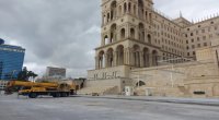 Azadlıq meydanı parada hazırlaşır - FOTO