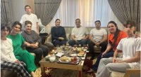 Gülyanaq Türkmənistanın Xalq artistini evində qonaq etdi - VİDEO