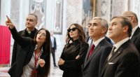 Birinci vitse-prezident Vatikanda Müqəddəs Pyotr Bazilikasında – FOTO/VİDEO