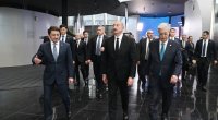 Prezidentlər Astanada Beynəlxalq Süni İntellekt Mərkəzində - FOTO